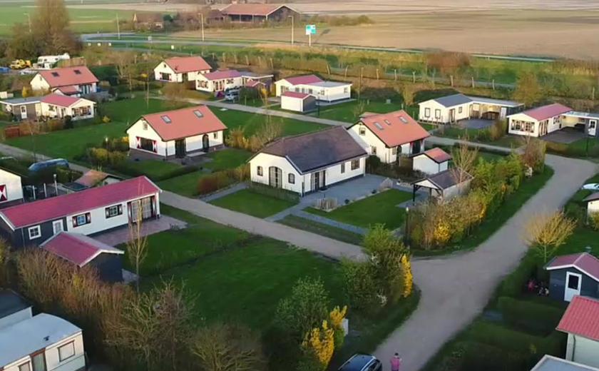 Vue aerienne du Camping de Oase Pays-Bas